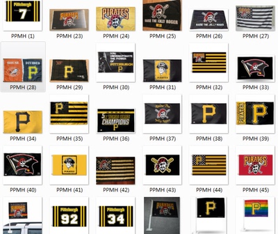 Pittsburgh Pirates MLB House Flag匹兹堡海盗队海报旗帜车旗