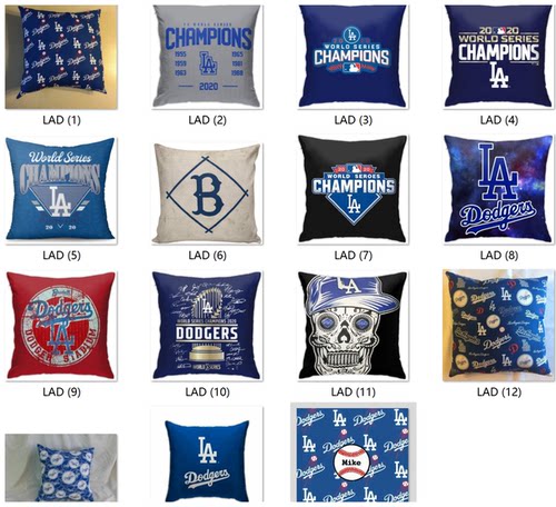 外贸Los Angeles Dodgers Pillow Cover洛杉矶道奇队球迷抱枕套