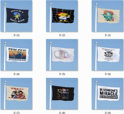 Funny Flag Banner 3x5 Feet Don't Be A Salty Bitch Flag