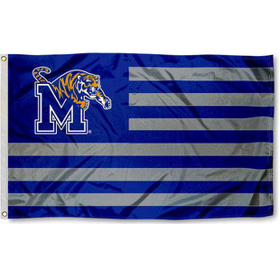 孟菲斯老虎旗Memphis Tigers Flag大学名校校旗海报定制定做