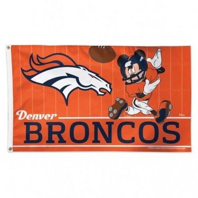 2018新款橄榄队旗帜NFL Denver Broncos Flag订制MLB NHL NBA