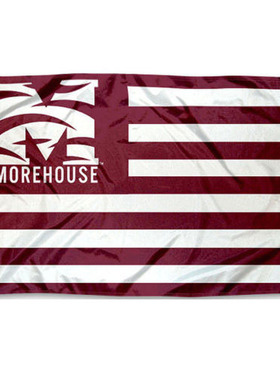 莫尔豪斯猛虎旗Morehouse Maroon Tigers  Flag大学名校校旗海报