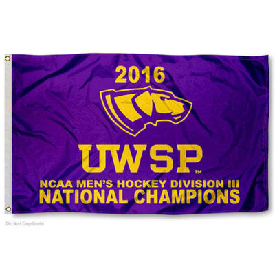 UW Stevens Point Pointers 2016 Mens Hockey大学名校校旗海报