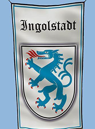 Ingolstadt Germany Coat Of Arms Garage Hangar Basement Flag
