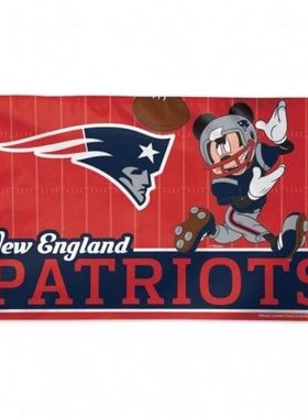 2018橄榄球队旗帜NFL New England Patriots Flag订制MLB NHL NBA