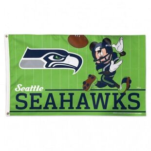 2018新款橄榄队旗帜NFL Seattle Seahawks Flag订制MLB NHL NBA