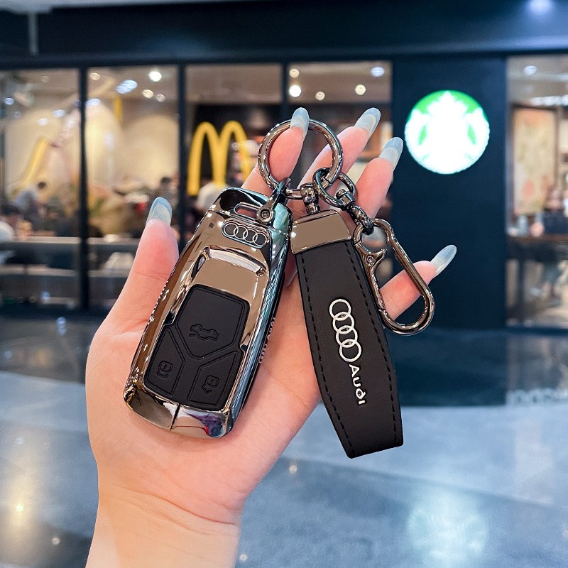 适用奥迪a4l钥匙套2025款a6l壳q5l高端24新q7a5汽车a3壳q3壳q2l扣