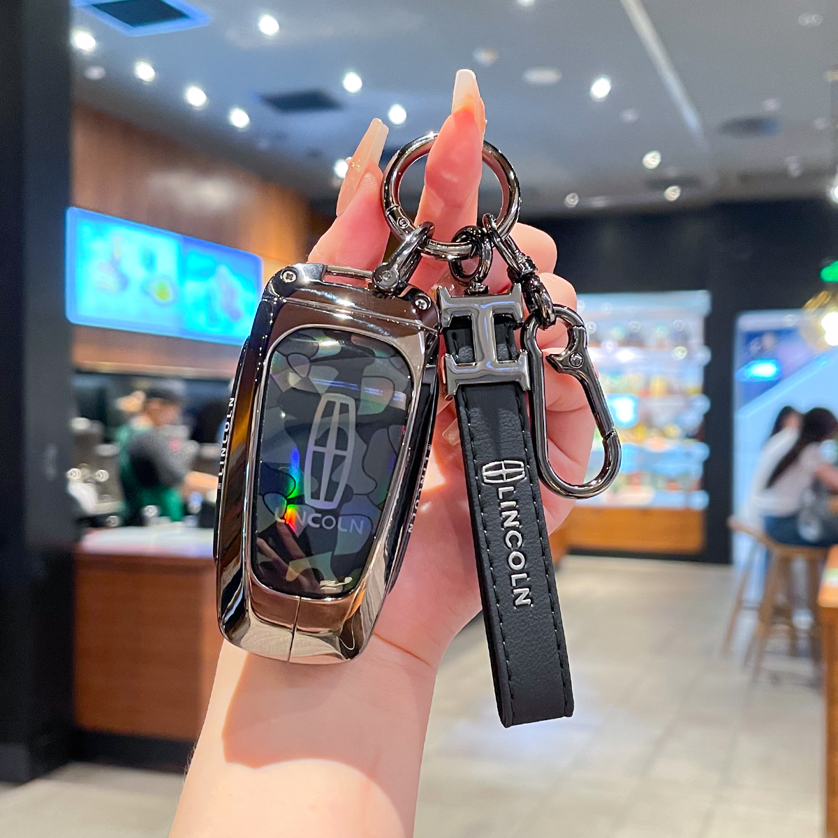 适用林肯大陆钥匙套冒险家z航海家飞行家mkz领航员mkc23车壳扣包