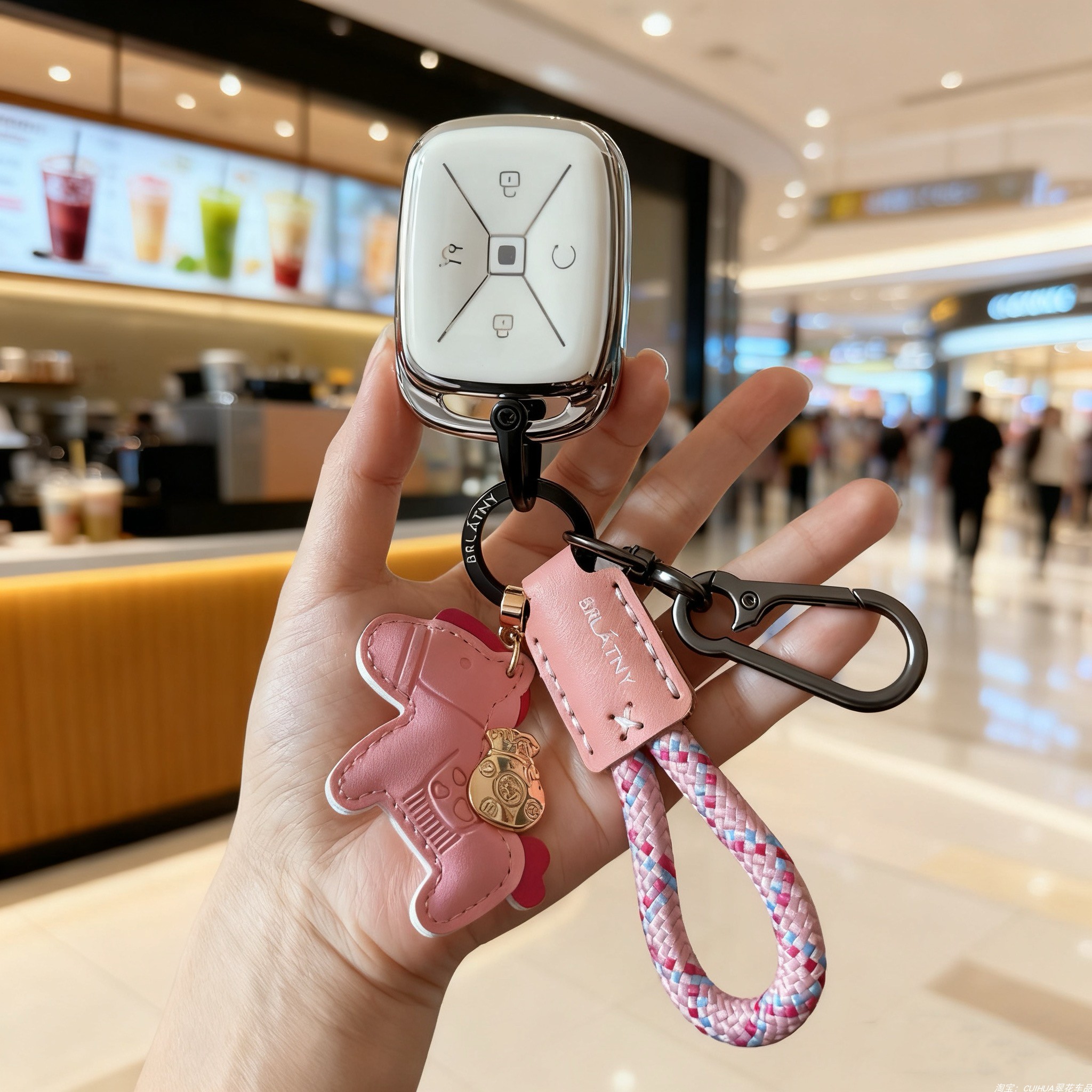 25款极狐T1钥匙套PRO北汽PLUSMAX钥匙套ARCFOX保护包壳扣简约女生