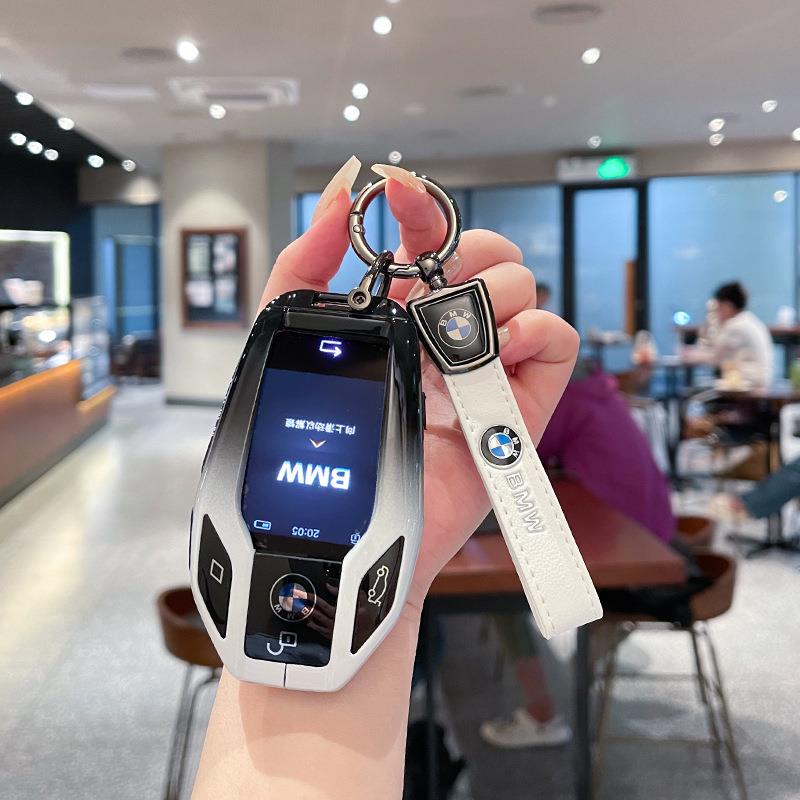 适用于宝马7系液晶钥匙套730Li740 5系530Le壳X5X7智能6系630GT扣