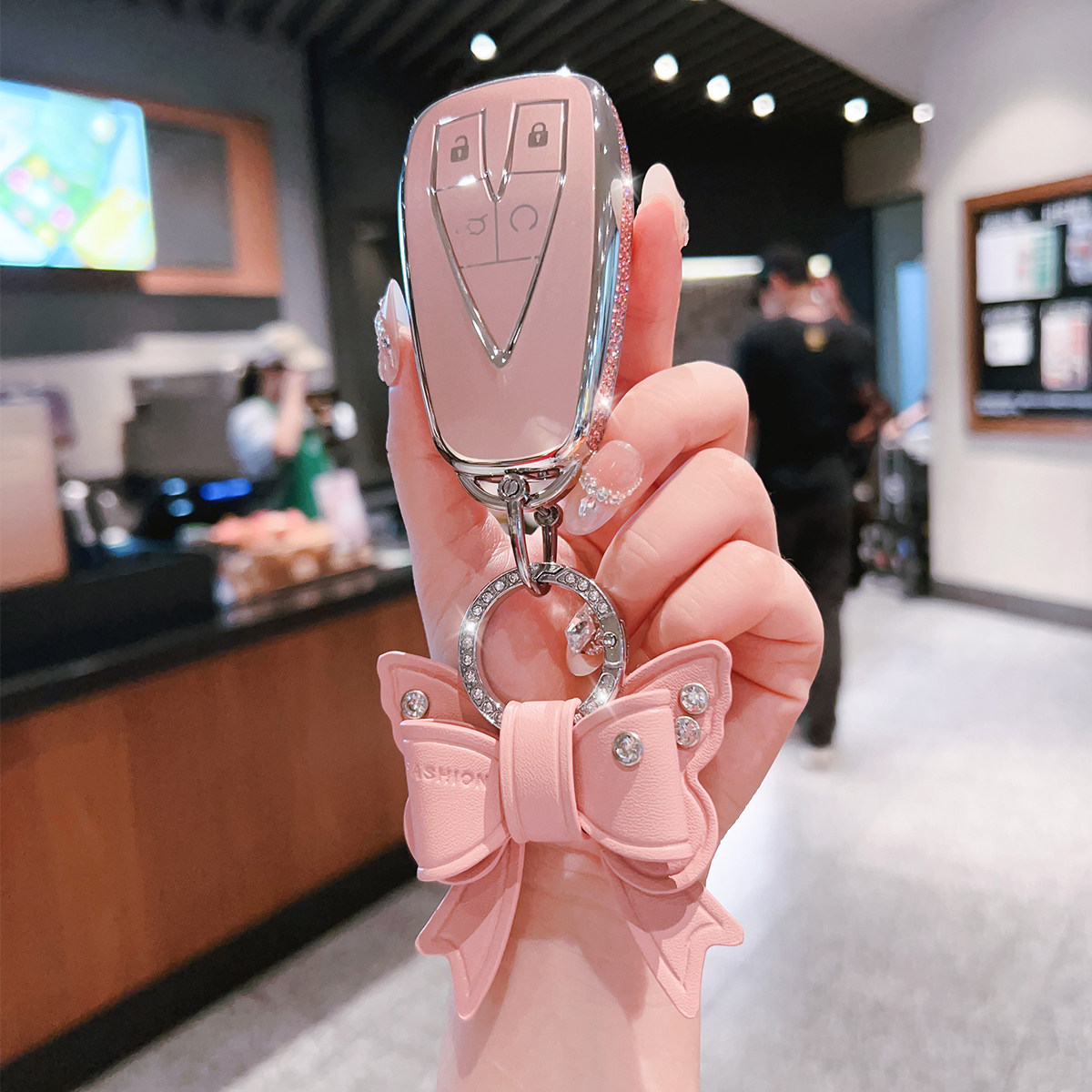 适用长安cs75plus钥匙套逸动plus/cs55plus锌合金uinv男unit汽车