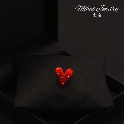 韩国可爱铜镀金女士小领针