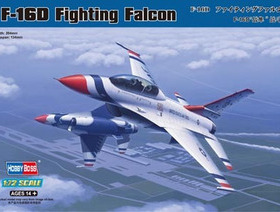 HB小号手拼装飞机模型 1/72美国F-16D战隼战斗机 雷鸟表演队80275