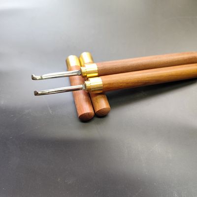 沉香勾刀工具雕刻刀刮香刀纯手工勾丝精钢刀香道专用刮刀 超硬