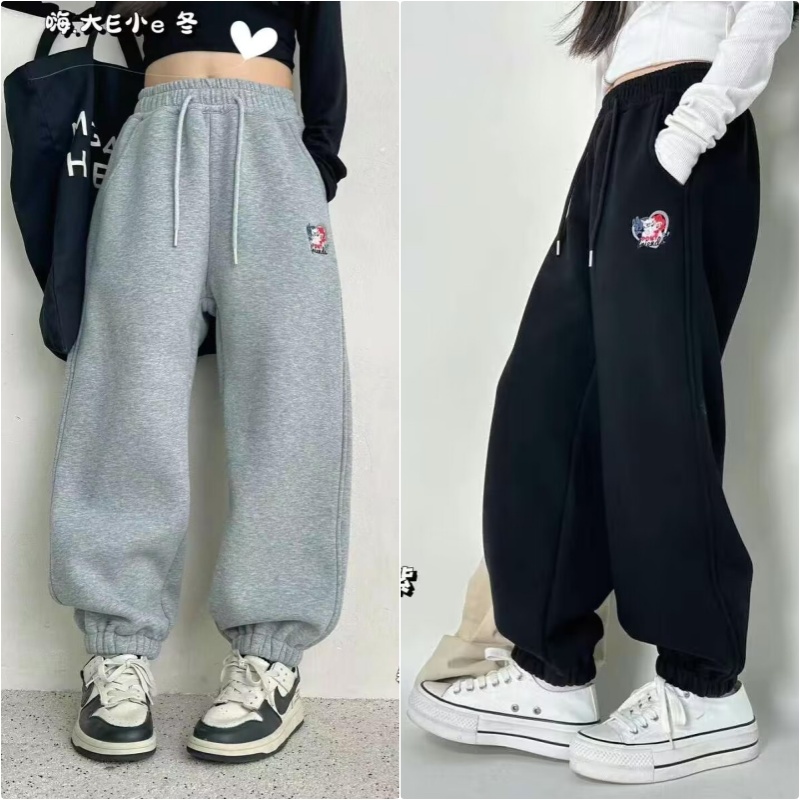 嗨大E小e长裤棉休闲裤运动裤