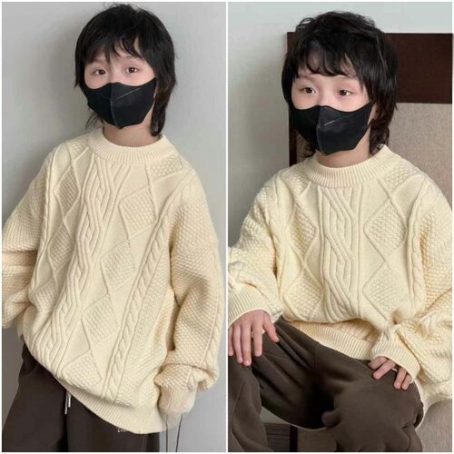 嗨大E小e韩版冬季男女童毛衣