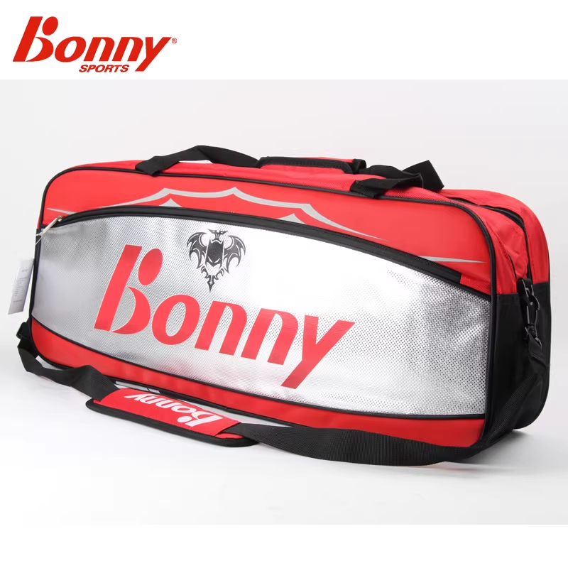 正品Bonny/波力男女款六支装羽毛球拍包 蝙蝠侠 蜂巢系列方包