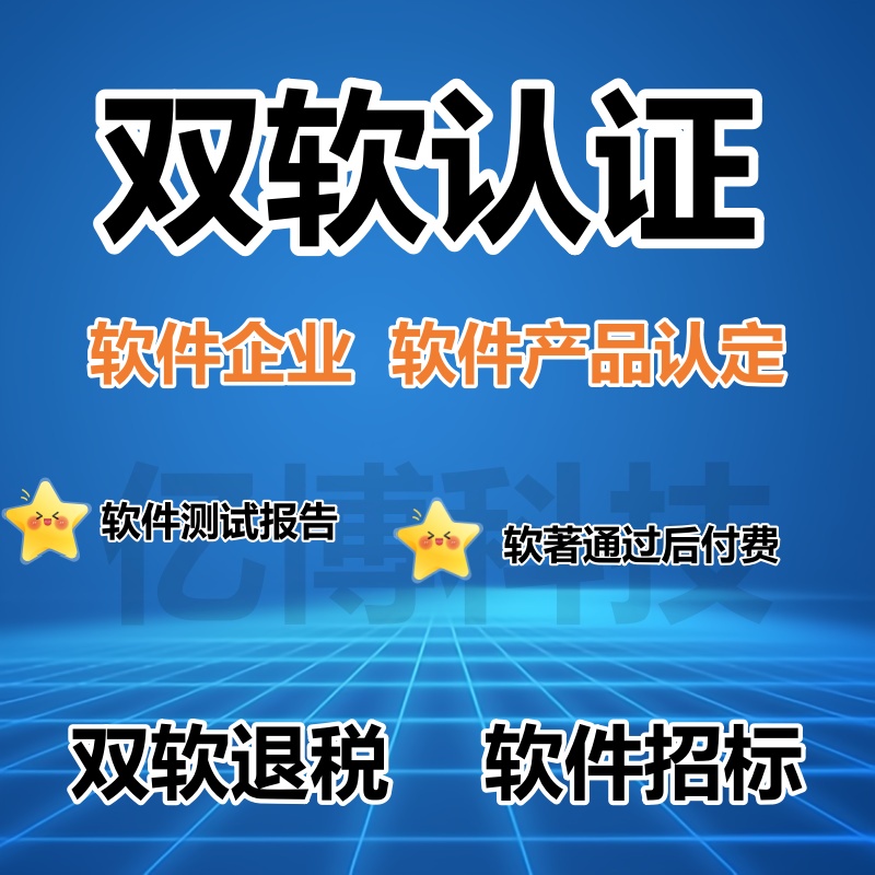 高企测试报告性能测试软件退税企业证书双软认证评估认定项目验收