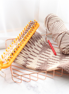 围巾帽子编织神器 毛线线手工diy编织器毛衣懒人工具零基础送教程