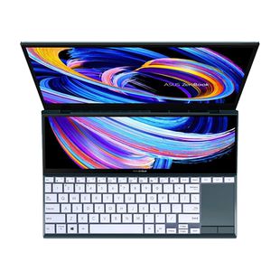 华硕灵耀X双屏键盘膜软硅胶14英寸11代酷睿UX4100EA笔记本电脑防反光屏幕贴膜按键防尘套垫保护膜全覆盖