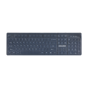 适用联想ERAZER异能者键盘膜KM301有线键盘保护膜KN102无线键盘凹凸专用软硅胶防尘套垫KN301台式键盘贴膜