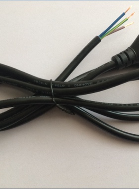 美标电源线 单头电源线3*0.75平方美式美规打印机连接线1.8米 3米