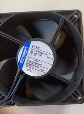 全新德国EBMPAPAST 4414M 12CM DC 24V 4.1W 12038变频器散热风扇