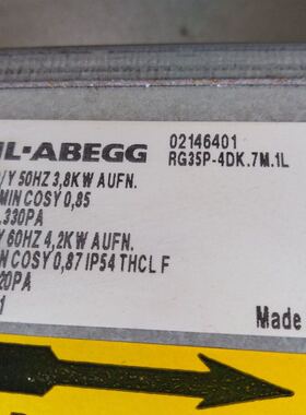 进口翻新RG35P-4DK.7M.1R 变频器ABB专用鼓风机 400