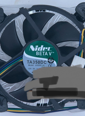 TA350DC A35551-35 全新Nidec DC12V 0.40A CPU主板散热器铝片