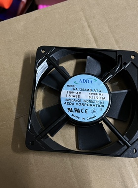 ADDA AA1252MB-ATGL 230V 0.11/0.09A 12CM 12025 机柜轴流风机