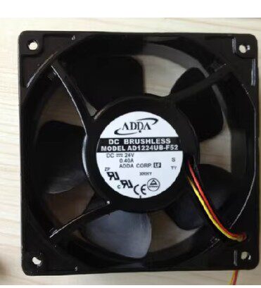 AD1224UB-F52 DC24V 0.40A 三线原装协禧ADDA 120*120*38测速风扇