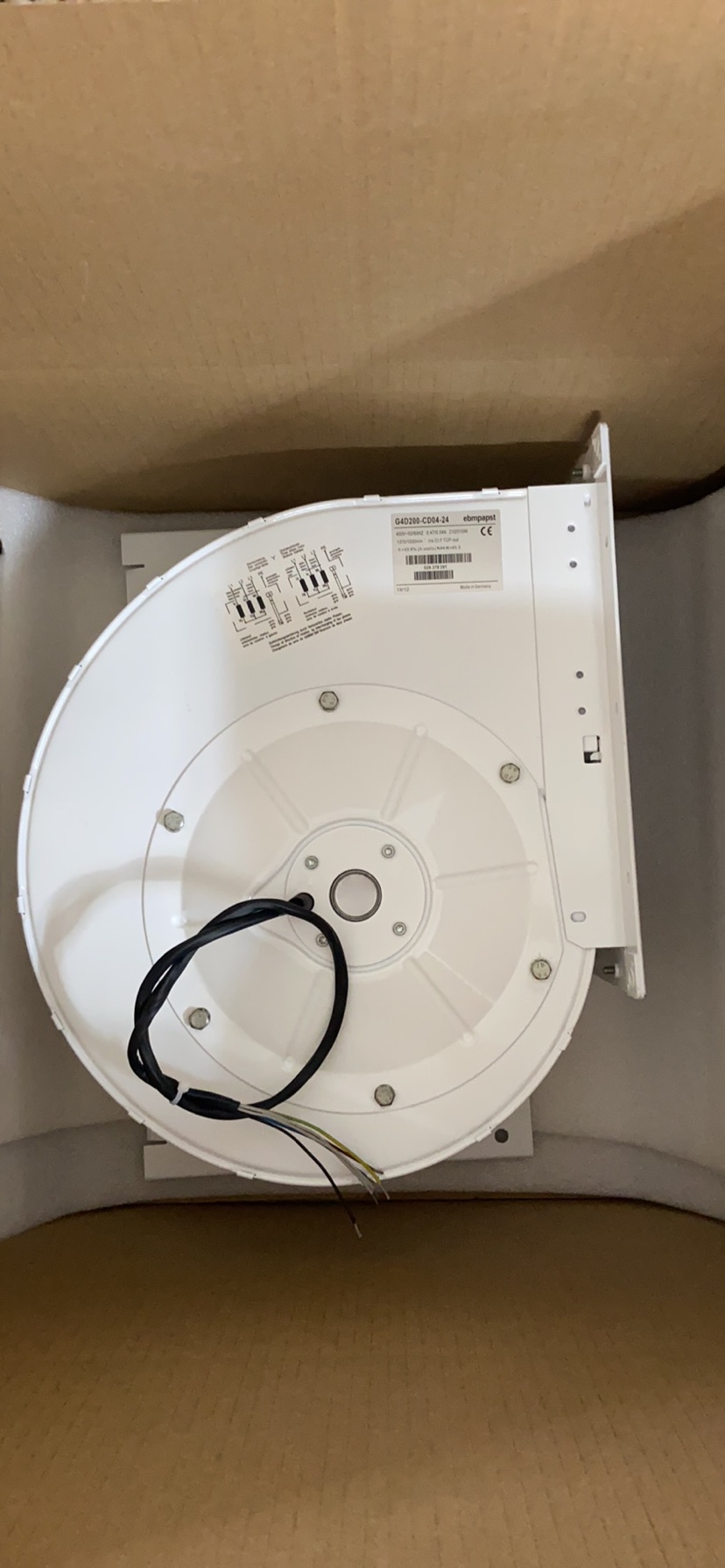 德国RC-Technik变频器风扇RC-G4D200-CD04-24m.FL.UL 风电用风机
