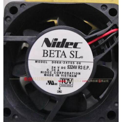 D06A-24TS5 06 24V 0.15A原装正品NIDEC 60*60*25 富士变频器风扇