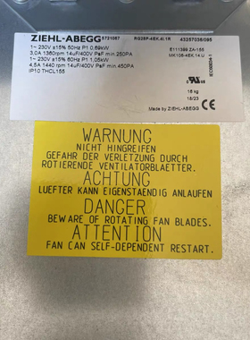 RG28P-4EK.4I.1R施乐百ZIEHL-ABEGG变频器风机6SL3362-0AG00-0AA1