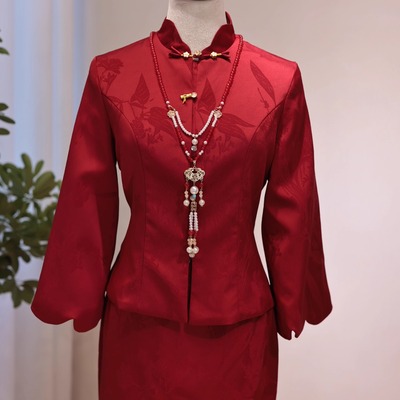 订婚礼服2025新款旗袍新中式