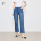 女潮流复古感休闲显瘦牛仔裤 HPLY荷比俪春秋新款 商场同款