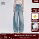 休闲含棉通勤牛仔长裤 女时尚 商场同款 HPLY荷比俪2025夏新款