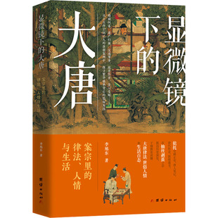 显微镜下的大唐 案宗里的律法、人情与生活 团结出版社 李旭东 著