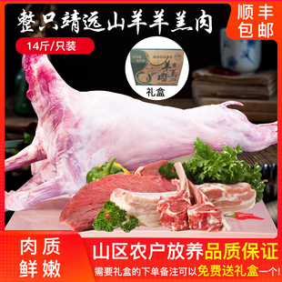 靖远羊羔肉手抓烤全山羊肉14斤新鲜整只羊现杀生羊腿炖汤小腿烧烤