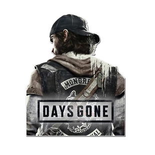 往日不再往日已逝Days Gone迪肯steam游戏ps4反光汽车贴纸车身贴