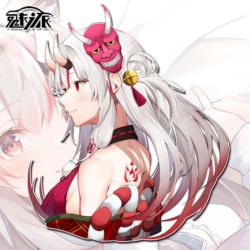 百鬼绫目hololive虚拟主播二次元卡通反光汽车贴纸车身贴后玻璃贴