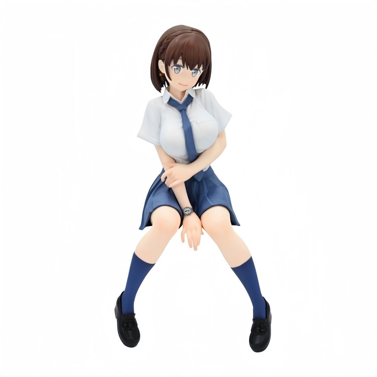 优质水手服小爱酱二次元动漫手办泡面美少女景品模型车载摆件