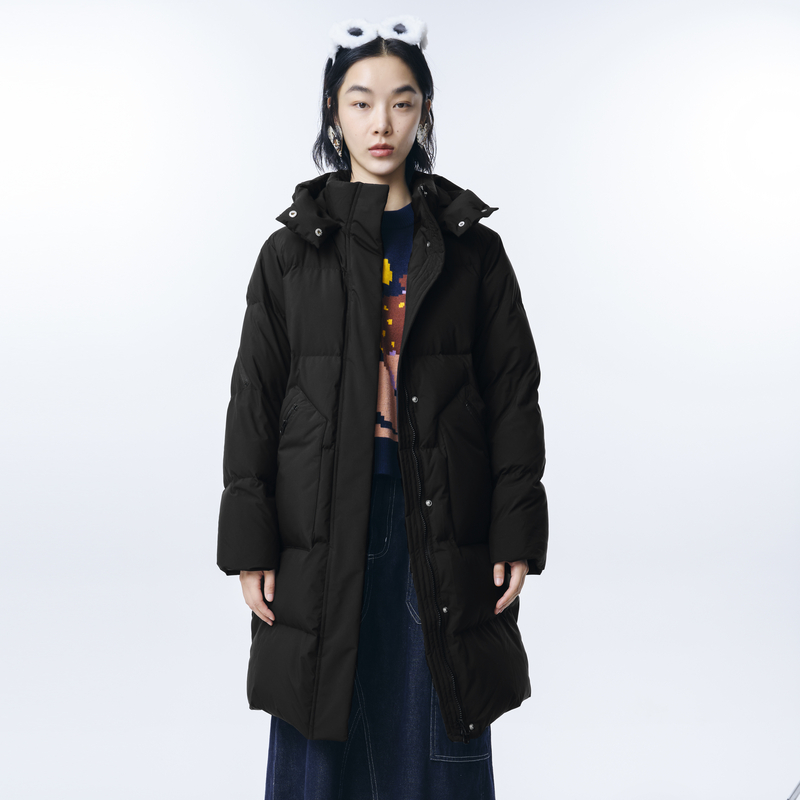 连帽 拉链设计 口袋