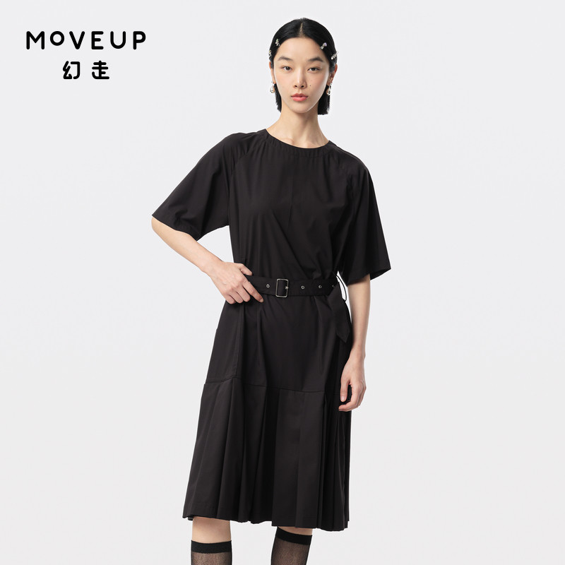 隐形拉链 腰带设计 叠褶设计