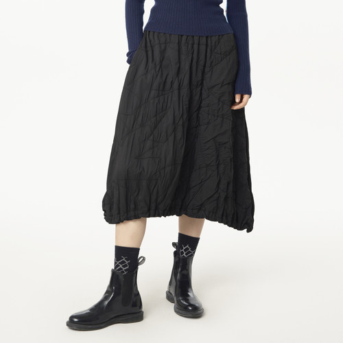 松紧腰 口袋 小猫印花