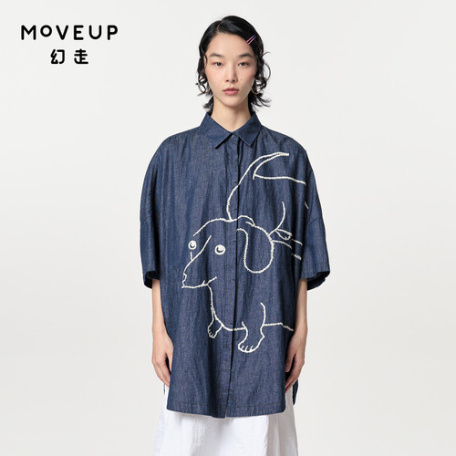 牛仔绣花Moveup春季设计师