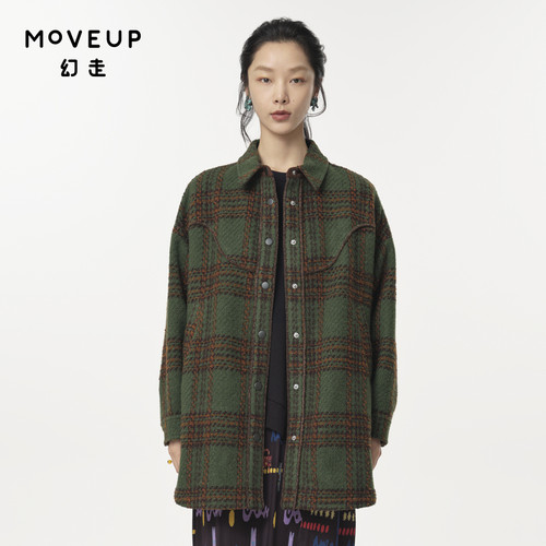 翻领 口袋 弧形下摆