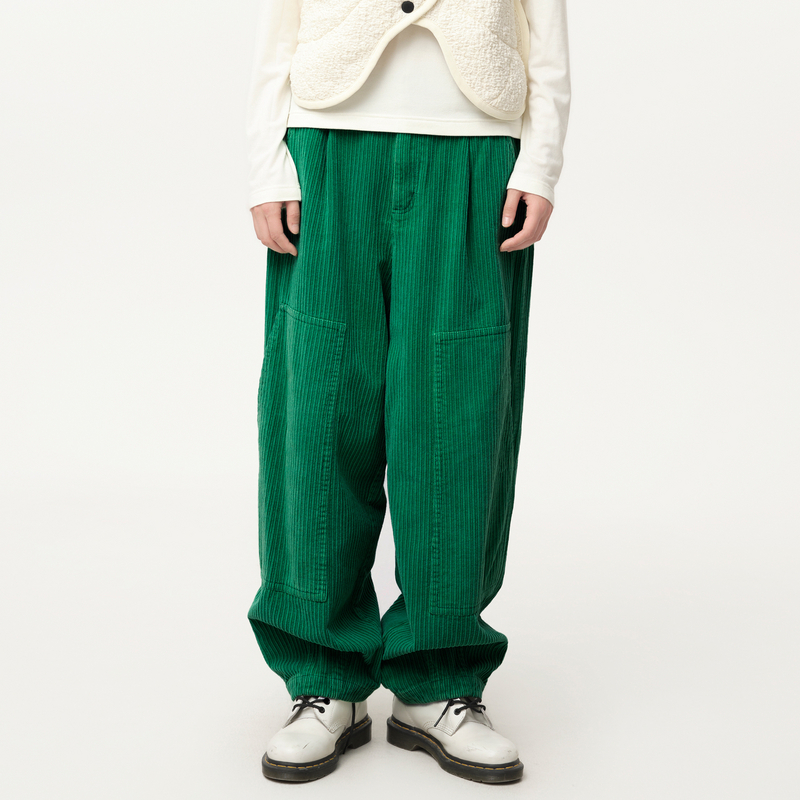 多口袋 收省 灯芯绒