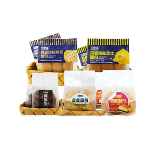 乐麦隆全麦咸沙拉面包100g手撕夹心吐司多口味蛋糕营养早餐食品