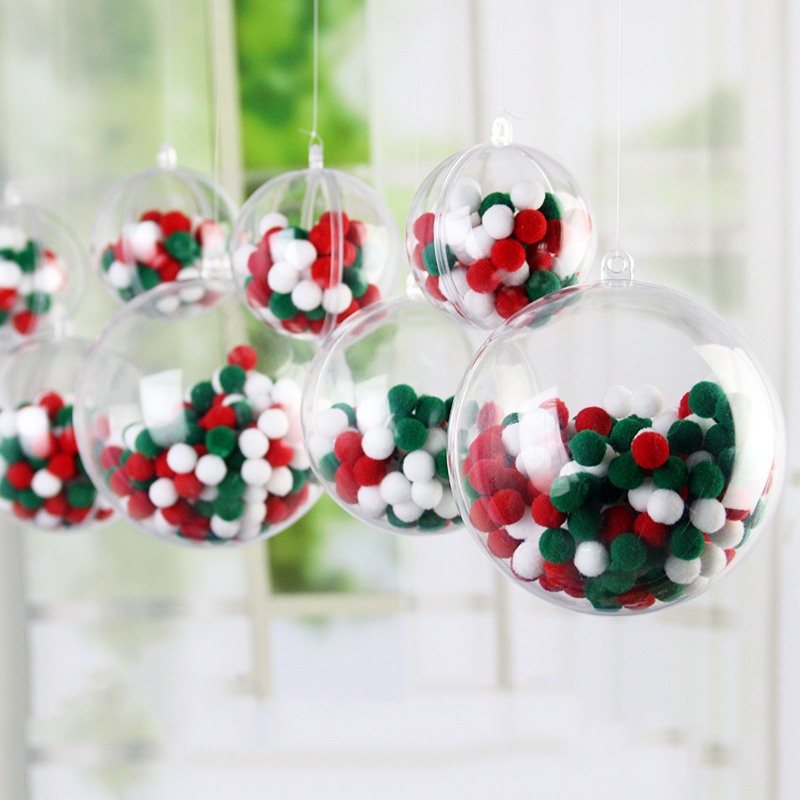 圣诞场景布置氛围店铺吊顶挂件幼儿园走廊商铺天花板悬挂装饰吊球